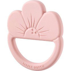 Little Dutch Siliconen Bijtring Bloem Roze