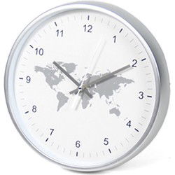 Gerimport Wandklok 30,5 x 4,5 Cm Wandklok - Wereldwijd - Kunststof