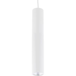Groenovatie Design Tube Moderne Hanglamp 5W, Warm Wit, Ø 58 x 295 mm, Mat Wit