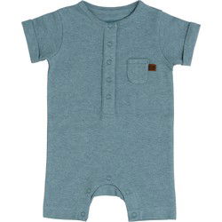 Baby's Only Boxpakje korte mouw Melange - Stonegreen - 68 - 100% ecologisch katoen