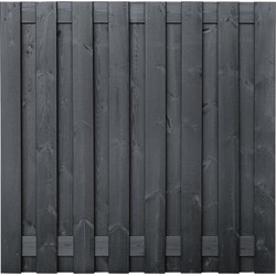 Arizona 17 planks/15mm zwart gespoten 180 x 180 cm - Gardenlux