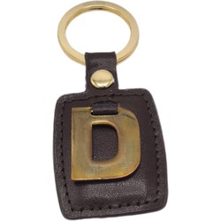 Sleutelhanger Antiek Goud/Bruin D