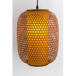 Fine Asianliving Japanse Bamboe Webbing Hanglamp Handgevlochten -
