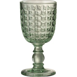 Drinkglas | glas | groen | 8x8x (h)17 cm