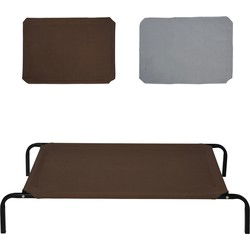 4goodz Ventilerend XL Hondenligbed 130x80 cm - Bruin