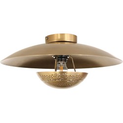 Anne Light and home wandlamp Brassi - brons - metaal - 42 cm - E27 fitting - 3681BR