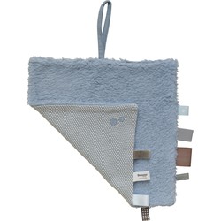 Snoozebaby Snoozebaby Organisch Knuffeldoekje Fresh Blue - 25x25 cm