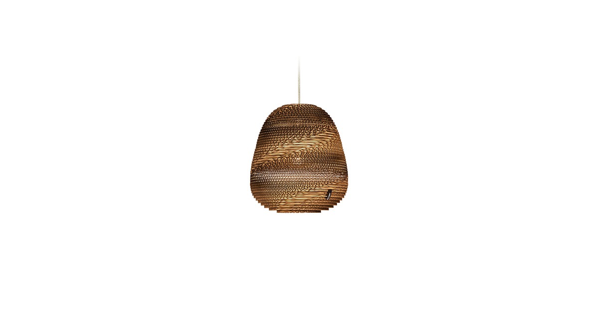 Think Paper hanglamp Binky 290 - bruin