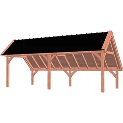 Trendhout douglas kapschuur De Hoeve XL, 770 x 380 cm