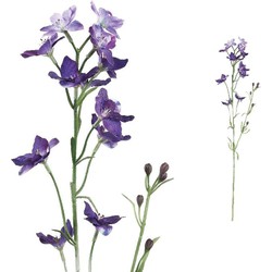 PTMD Delphinium Flower Kunsttak - 34 x 10 x 70 cm - Paars