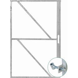 IJzeren deurframe met slotkastuitsparing 200x100 cm Tuindeco