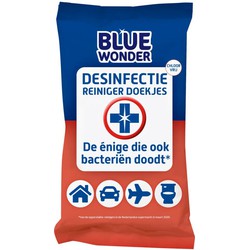 Blue Wonder Desinfectie-reiniger Doekjes - 12x20 doekjes - HG