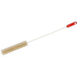Brumag Radiatorborstel - flexibel - kunststof - beige - 66 cm - schoonmaakborstel/rager verwarming - plumeaus