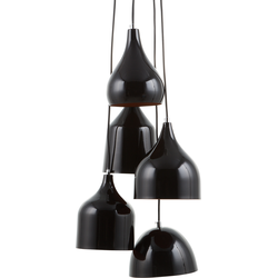 Beliani SAVIO - Hanglamp-Zwart-Metaal