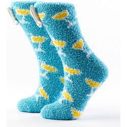 Textino FUNNY COCKTAIL - House socks - Blue Mist - Textino