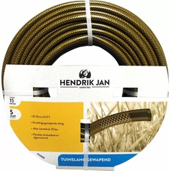 Hendrik Jan Tuinslang van 15 meter - kruislings gewapend - 13mm - Tuinslangen