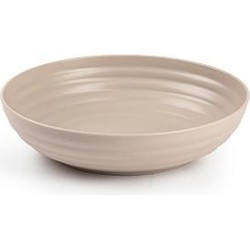 Kommetjes/schaaltjes - Dessert/ontbijt - Kunststof - D22 cm - Taupe - Kommetjes