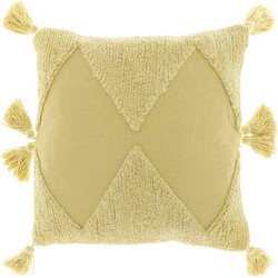 Unique Living - Kussen Jef 45x45cm Soft Yellow