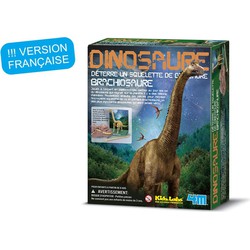 4M 4M KidzLabs:  graaf-je-dinosaurus-op (brachiosaurus) / f r a n s t a l i g e verpakking