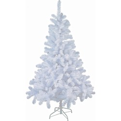 Kunst kerstbomen / kunstbomen in het wit 150 cm - Kunstkerstboom