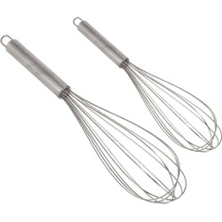 Set van 2x gardes/kloppers RVS met ophangoog 25 en 30 cm - Keuken gardes