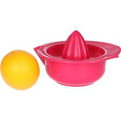 Plasticforte Sinaasappelpers/citruspers - rood - plastic - Citruspersen