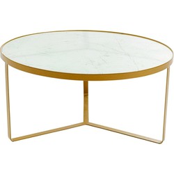 Kare Salontafel Marble Gold 55 cm