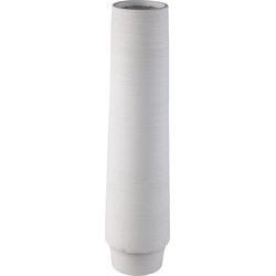 PTMD Vaas Zonna - 15x15x60 cm - Keramiek - Wit