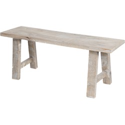 Clayre & Eef Plantentafeltje  48x13x28 cm Bruin Hout Rechthoek Plantenstandaard