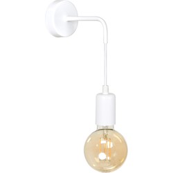 Minimalistische wandlamp Ruggiero Wit