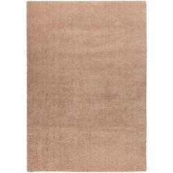 Basic Home Dream Vloerkleed - Hoogpolig Tapijt - Soft - Effen - Champagne- 80x150 CM