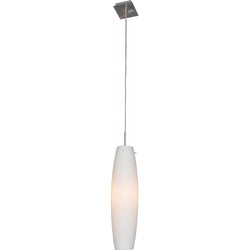 Hanglamp glas wit E27 88mm diameter