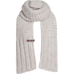 Knit Factory Alex Gebreide Sjaal Dames & Heren - Beige - 200x45 cm