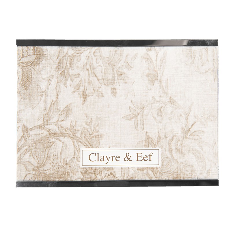 Clayre & Eef Fotolijst  15x10 cm Zilverkleurig Metaal Rechthoek Fotokader - 