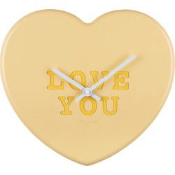 Wall Clock Heart Candy