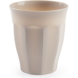 Plasticforte drinkglas - kunststof - beige - 250 ml - drinkglazen - Drinkglazen