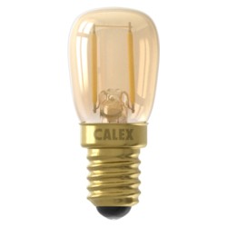 LED volglas Filament Schakelbordlamp 220-240V 1,5W 136lm E14 T26, Goud 2100K - Calex