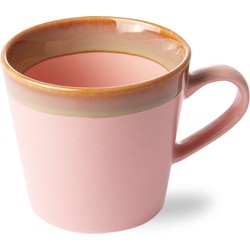 HK Living 70's servies cuppuccino mok Pink