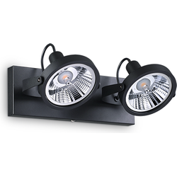 Ideal Lux - Glim - Plafondlamp - Metaal - GU10 - Zwart