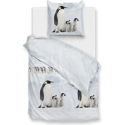 Zo!Home Dekbedovertrek Pingu White 140 x 200 220 cm + 1 sloop 60 x 70 cm