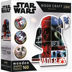 Trefl Trefl Trefl - Puzzles - 160 Wooden Shaped Puzzles" - Darth Vader / Lucasfilm Star Wars FSC Mix 70%"