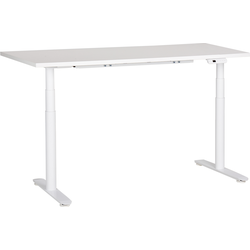 DESTINAS - Elektrisch Verstelbaar bureau - Wit - 160 cm - MDF