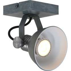 Steinhauer wandlamp Brooklyn - grijs - metaal - 1533GR