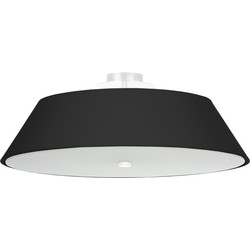 Plafondlamp minimalistisch vega zwart