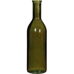 Mica Decorations rioja glazen fles groen maat in cm: 50 x 15