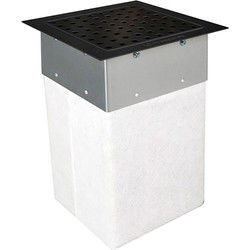 Infiltratie put rooster grafiet 25x25x35 cm prijs per stuk