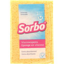 Sorbo Schoonmaak spons - 14 cm - Viscose - sponzen - Sponzen
