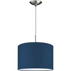 hanglamp tube deluxe bling Ø 30 cm - blauw