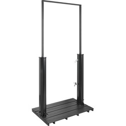 Beliani MARACAIBO - Buitendouche-Zwart-PVC