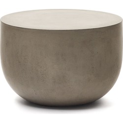 Kave Home - Ronde salontafel Garbet in cement Ø 60 cm